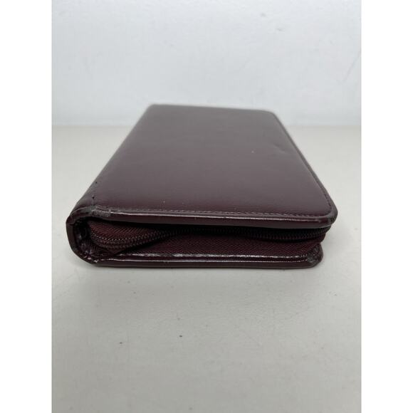 Vintage DayTimer Day Planner Burgundy Faux Leather - Picture 6 of 16